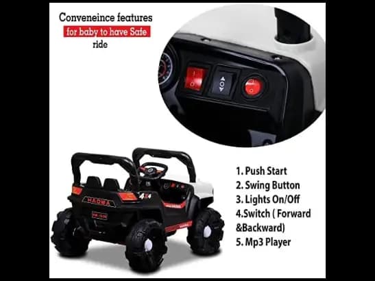 Kids Ride on Electric Jeep with Remote Control (4)