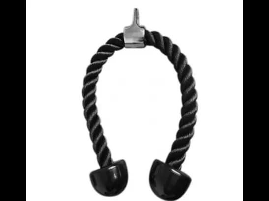 TRICEPS DOUBLE ENDED DRAWSTRING 70CM (CA) with heavy-duty black nylon braided rope with Stainless Steel Carabiner (2)