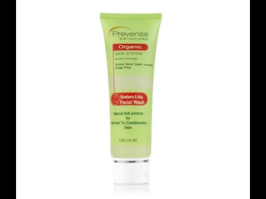 PREVENSE STRAWBERRY & ALOE FACIAL WASH FOR NORMAL TO COMBINATION SKIN - 120ML