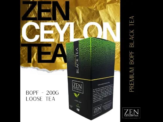ZEN Ceylon Tea BOPF 200g with High-quality black tea from Sri Lanka (2)