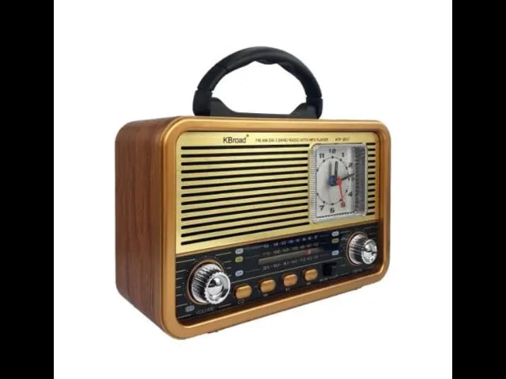KTF-2017 Retro Radio Bluetooth Speaker - Rechargeable battery with 1 Month Warranty (2)