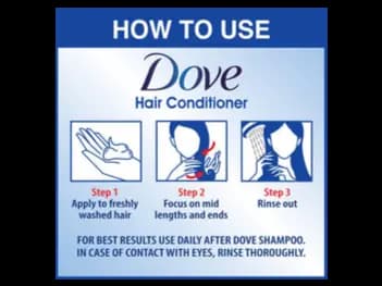 Dove Dandruff Care Conditioner 180ml - Dove Daily Shine Conditioner with Nutritive serum detangle hair, giving them an unbelievable shine. (5)