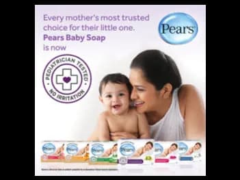 Pears Pure and Gentle Baby Soap 90g - Enriched with moisture cream (4)