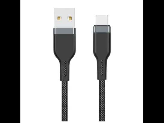 Wiwu WI-C019 Platinum Cable 120cm Black (USB To Type-C/ Lightning / Micro ) - Strong bending test Disconnection Terminator , Smart upgrade chip , Fast charging and bending resistance
