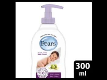 Pears Baby Pure & Gentle Cream 300ML - nriched with Rich Moisture cream and pure Olive oil