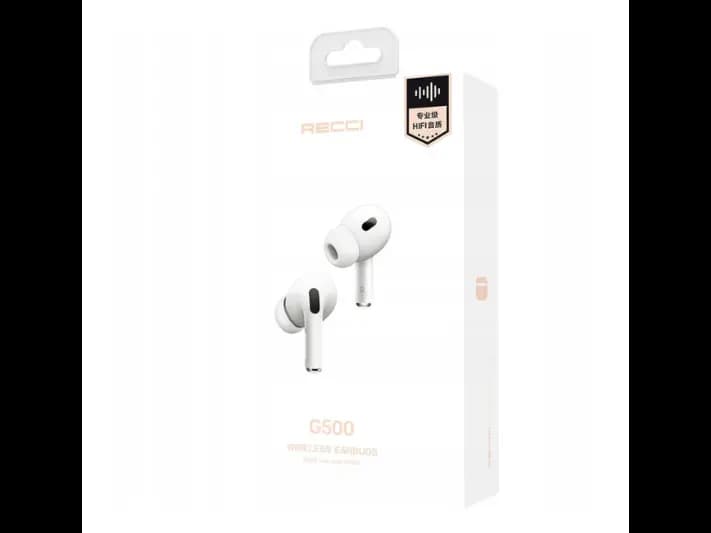 Recci G500 Buds – White with 3 Month  Warranty (5)