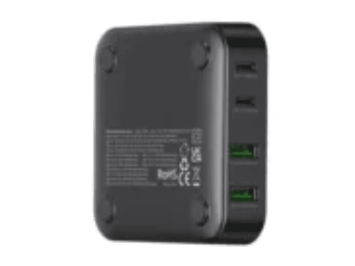 Recci GAN 100W Desktop Charger RC39 – 4 Ports fast charging- Black with 6 Months Warranty (3)