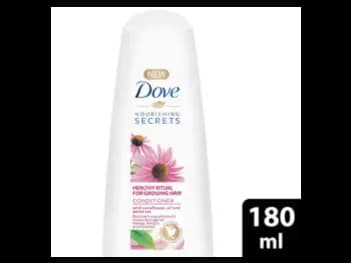 Dove Growth Ritual Conditioner 180ml - Hair growth conditioner Enriched with coneflower, oil & White Tea