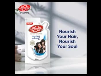 Lifebuoy Strong & Long Health Shampoo Pouch 100ml - formulated with a winning combination of milk protein and multi-vitamins (3)