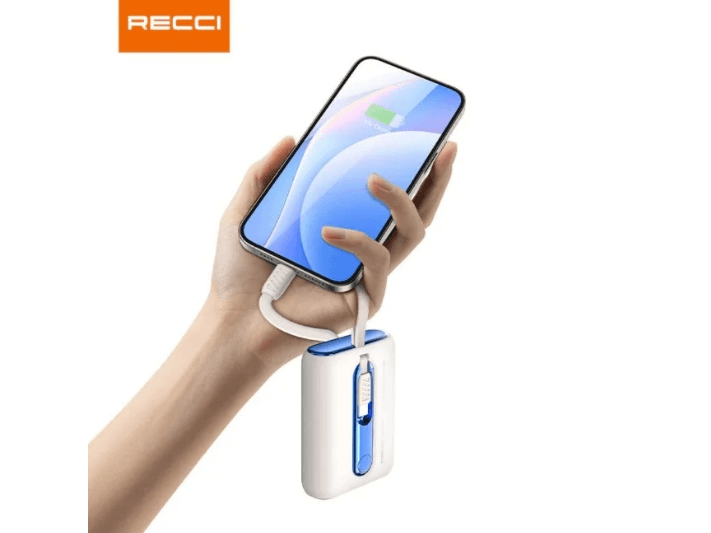 Recci RPB-P12C Delicacy Series 9000mAh Power Bank - white with 6 months Warranty (2)
