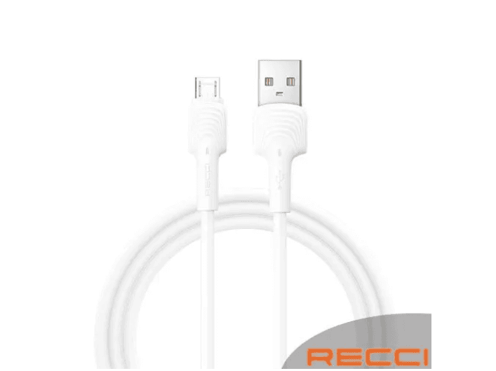 RECCI RTC-N25M 2.4A 1m Wave Micro Data Cable