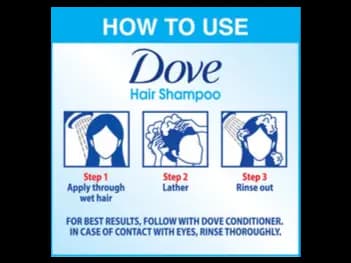 Dove Intense Repair Shampoo 180ml - Visible repair and hair nourishment with every wash. Ideal For Men & Women (6)