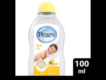 Pears Pure and Gentle Baby Oil 100ML - induced with Pure Olive Oil will protect your baby’s skin