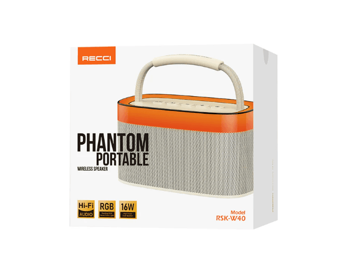 Recci RSK-W40 Phantom Wireless Bluetooth Speaker HIFI RGB Atmosphere Light 16W (4)