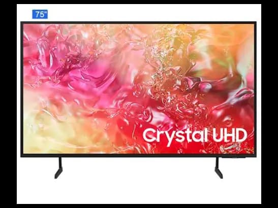 Samsung 75″ 4K UHD Smart TV ( UA75DU7700R ) - 75″ Crystal UHD Smart TV , Crystal processor 4K , Tizen Smart Hub and Smart Connectivity , 4K PurColour Picture , HDMI-3 with 3 Year Warranty