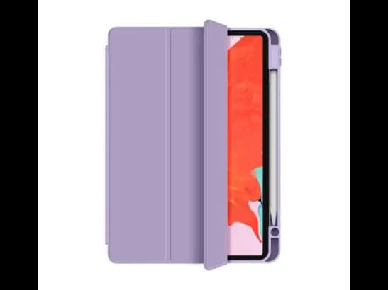 Wiwu Protective Case 10.9 & 11 Purple - Complete Protector fits your iPad perfectly , Front with leather feel, With space for Apple Pencil