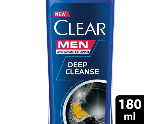 Clear Men Deep Cleanse Shampoo 180ml - "Clear Men Deep Cleanse Shampoo is a powerhouse in men's hair care, offering a thorough and revitalizing cleansing experience.