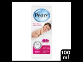 Pears Active Floral Baby Cologne 100ml - keeps baby’s skin refreshed