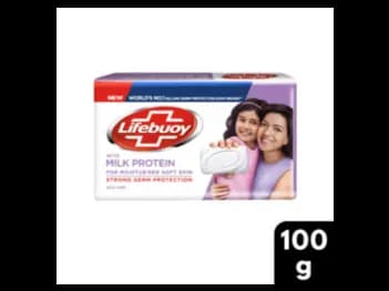 Lifebuoy Mild Care Body Soap 100g - Lifebuoy Mild Care Bar Soap contains the goodness of milk cream leaving skin soft and smooth