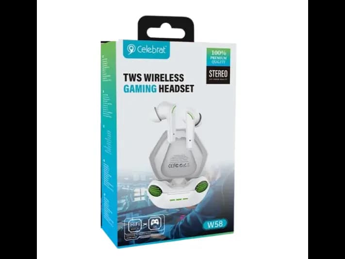 Celebrat W58 TWS Wireless Gaming Headset - 3 Month Warranty (4)
