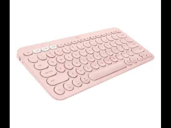 Logitech K380 Multi Device Bluetooth Keyboard - Slim & Beautiful , Type On Anything , Comfortable Laptop-style Typing with 6 Month Warranty (3)