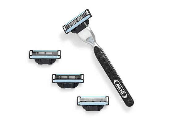 Gillette Mach3 Refill Razor - Three Stronger-Than-Steel-Blades , Up To 15 Shaves Per Cartridge , Duracomfort Technology , Lubrication for Added Comfort (2)