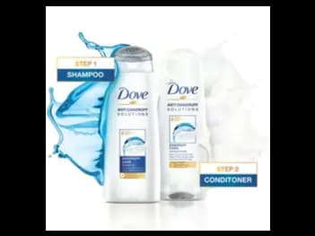 Dove Dandruff Care Conditioner 180ml - Dove Daily Shine Conditioner with Nutritive serum detangle hair, giving them an unbelievable shine. (3)