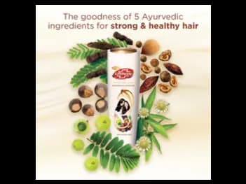 Lifebuoy Ayurvedic Care Shampoo 175ml - featuring five key Ayurvedic ingredients: Seenidda, Aralu, Nelli, Aritha, and Kikiridiya (6)