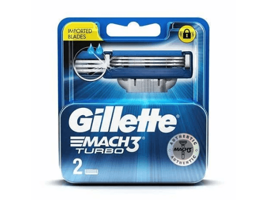 GILLETTE MACH 3 TURBO CARTRIDGES 2S - comfortable, and long-lasting shave with Gillette Mach3 Turbo Cartridges.