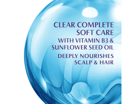 Clear Complete Soft Care Shampoo 180ml - Clear Complete Soft Care Shampoo is a comprehensive solution for a healthy scalp and beautiful hair. (3)