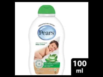 Pears Aloe Vera and Neem Baby Cream 100ml - contains a delicate combination of traditional ingredients