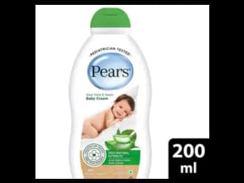 Pears Aloe Vera and Neem Baby Cream 200ml - contains a delicate combination of traditional ingredients