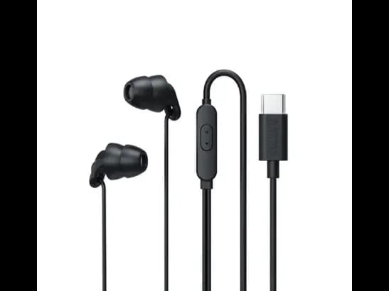 Remax RM-518A Type-C Earphone - 1200 mm Cable Length with Black ,Blue ,White and Green colours
