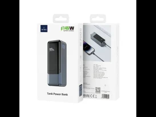 Wiwu WI-P010 145W 27000mAH Tank Power Bank - 27000mah super large power , ntelligent power display , Designed with multiple charging ports with 1 Year Warranty (6)
