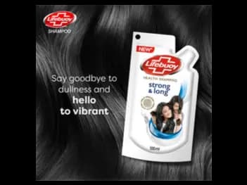 Lifebuoy Strong & Long Health Shampoo Pouch 100ml - formulated with a winning combination of milk protein and multi-vitamins (4)