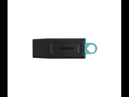 Kingston 64GB DataTraveler Exodia USB 3.2 Flash Drive - USB 3.2 Gen 1 speeds , capacities with colorful loop that easily attaches to key rings , cap protects the USB plug with 1 year warranty (3)