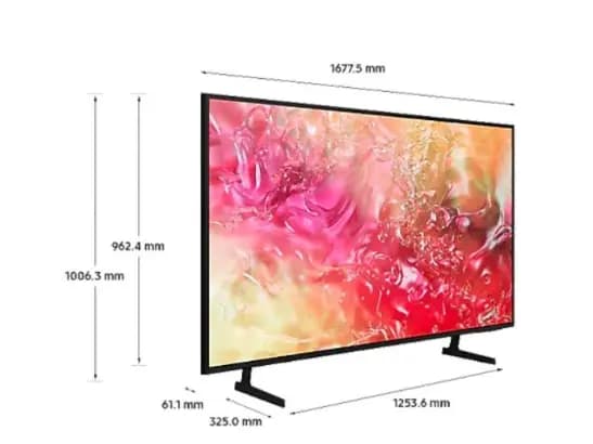 Samsung 75″ 4K UHD Smart TV ( UA75DU7700R ) - 75″ Crystal UHD Smart TV , Crystal processor 4K , Tizen Smart Hub and Smart Connectivity , 4K PurColour Picture , HDMI-3 with 3 Year Warranty (5)