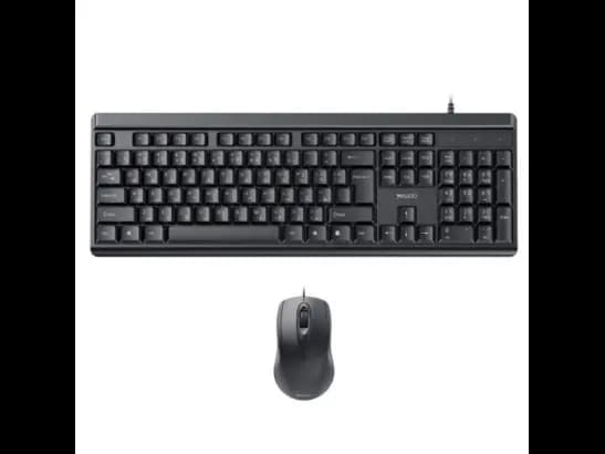 Yesido KB18 USB Interface Wired Keyboard and Mouse Set - 104 Keys Compact Layout – Smaller , Fits in the palm of your hand Comfortable grip , Accurate positioning and smooth traveling (2)