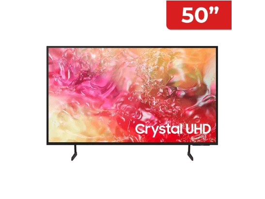 Samsung 50″ UHD Smart TV (UA50DU7500R) - 50″ Crystal UHD Smart TV , Crystal processor 4K , 4K PurColour Picture , Tizen Smart Hub and Smart Connectivity with 3 Year Warranty