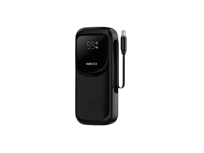 Recci RPB-P47 22.5Wx2 10000mAh Power Bank Built in Type-C Cable - Black with 6 months Warranty