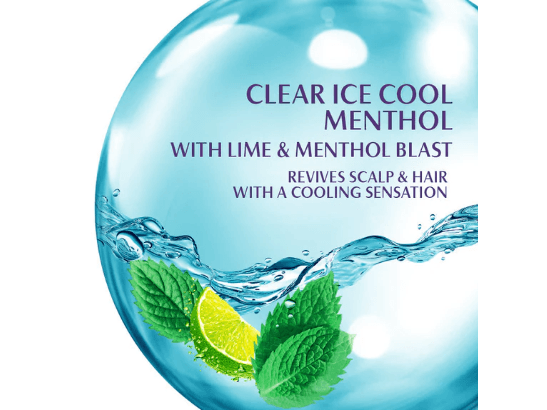 Clear Ice Cool Menthol Shampoo 180ml - Clear Ice Cool Menthol Shampoo is a refreshing and invigorating solution for a healthy scalp and hair (2)