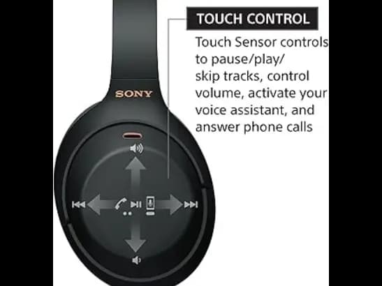 Sony WH-1000XM4 - noise canceling with Dual Noise Sensor technology , Next-level music with Edge-AI, Co-Developed , Up to 30-hour battery life , Seamless multiple-device pairing (7)