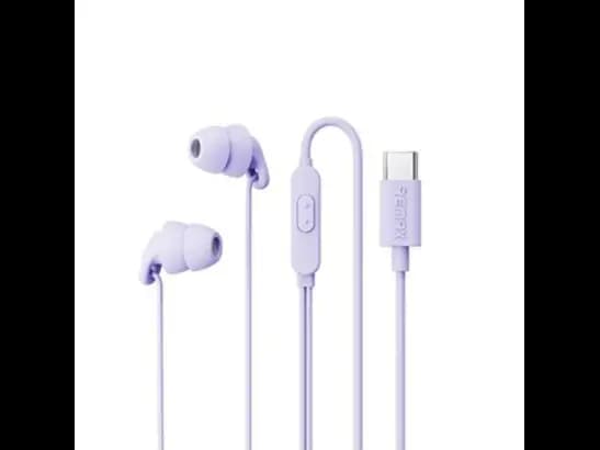 Remax RM-518A Type-C Earphone - 1200 mm Cable Length with Black ,Blue ,White and Green colours (6)