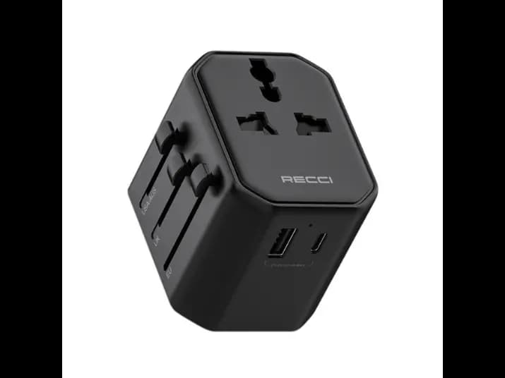 Recci RCG-N05 2.4A Universal Charger Black  with 3 month warranty