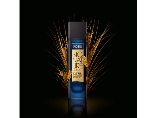 Axe Signature Gold Iced Vetiver and Fresh Lavender 80ml - Fill your senses with the spicy and fresh fragrance of the Axe Signature Gold Eau de Toilette perfume. (4)