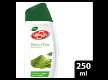 Lifebuoy Body Wash Green Tea Aloe 250ml - Lifebuoy with active natural shield