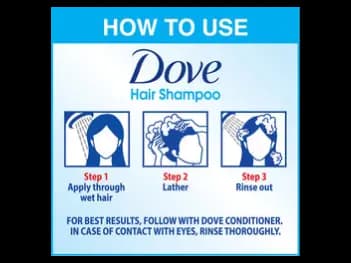 Dove Hair Fall Rescue Shampoo 180ml - Dove Hair fall rescue Shampoo with Nutrilock Actives deeply nourish hair, thereby reducing hair breakage by upto 98% (6)