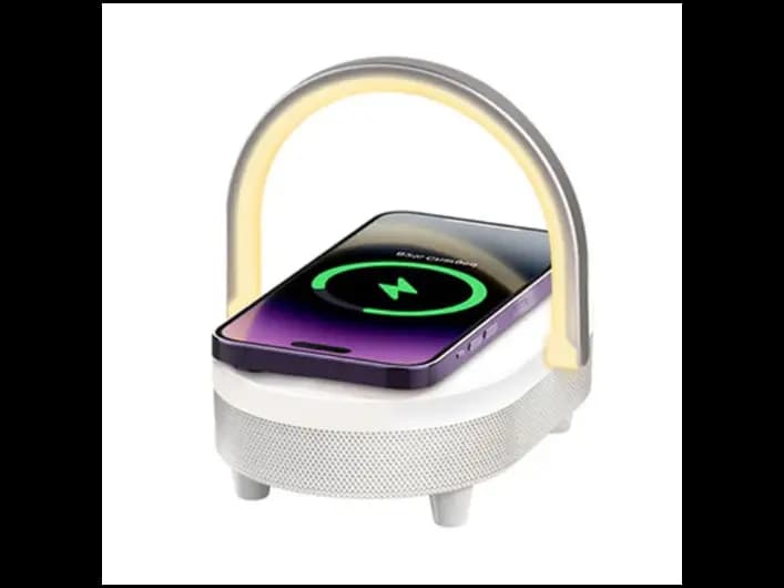 Recci RLS-L16 4 in 1 Speaker And Wireless Charger 15W