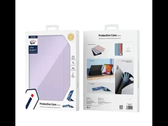 Wiwu Protective Case 10.9 & 11 Purple - Complete Protector fits your iPad perfectly , Front with leather feel, With space for Apple Pencil (3)