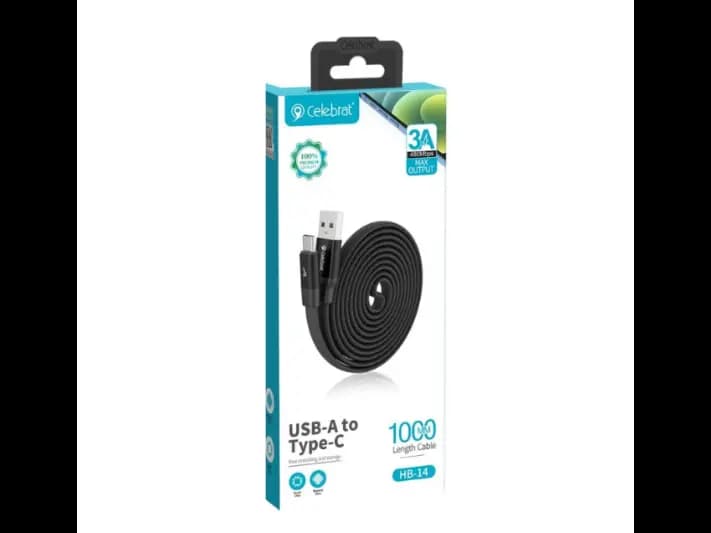 Celebrat HB-14 USB To Lightning And USB To Type-C 1M Cable - 1 Month Warranty (3)